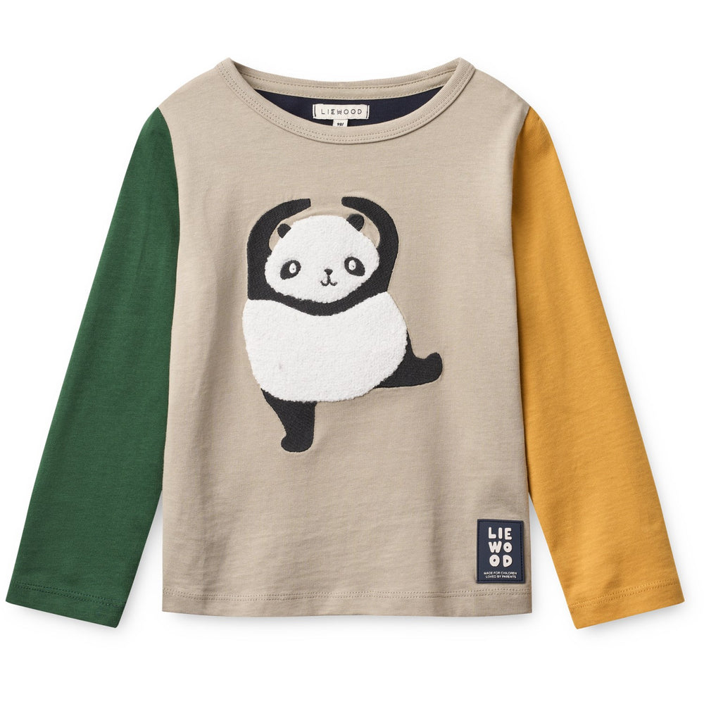 Køb LIEWOOD Panda / Mist / Classic Navy Multi Mix Apia Placement Bluse
