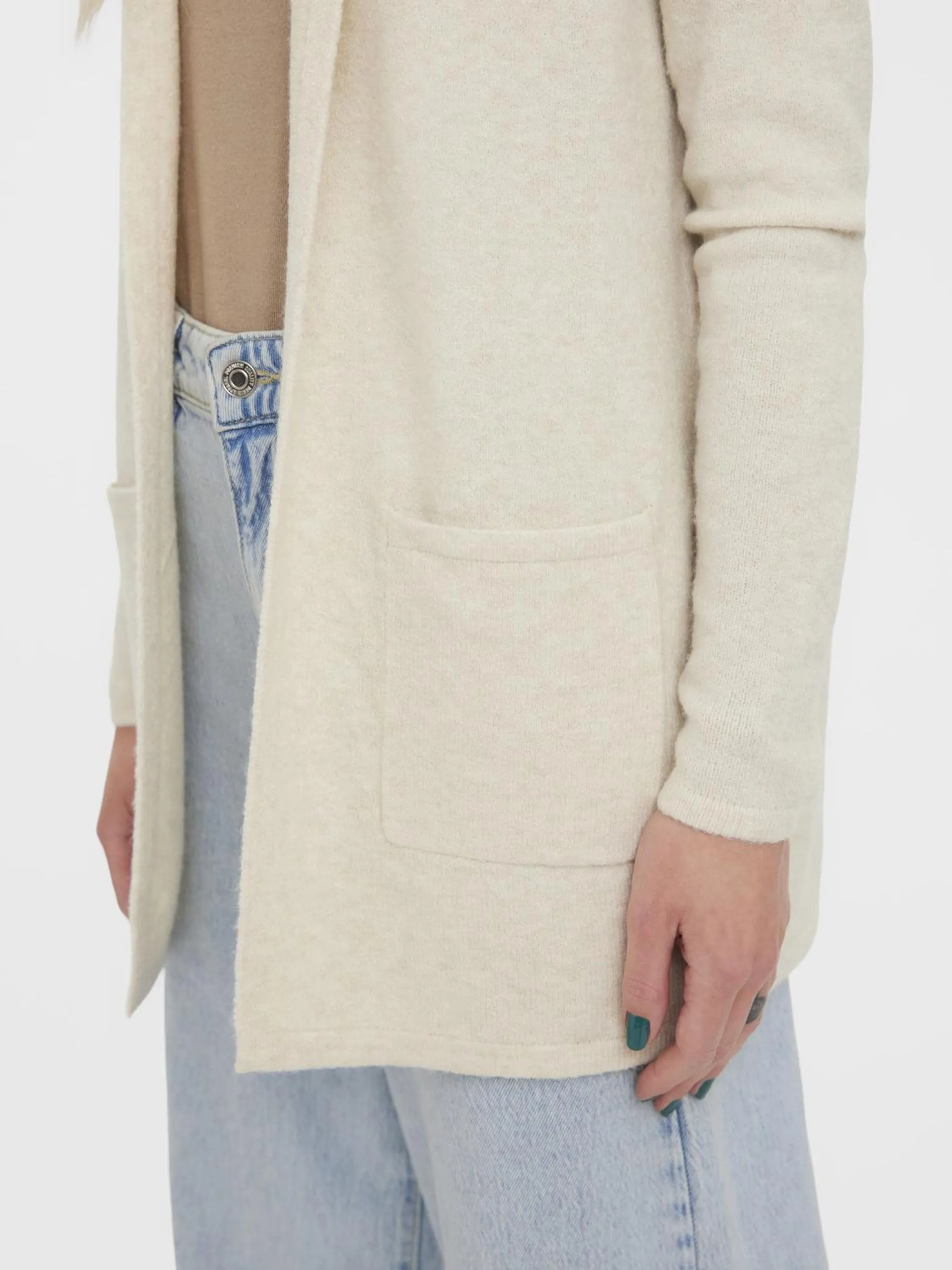 Vero Moda VMDOFFY LS OPEN HOOD Longcardigan