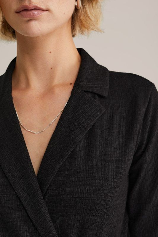 WE Fashion - Jumpsuit - Zwart - Straight Fit