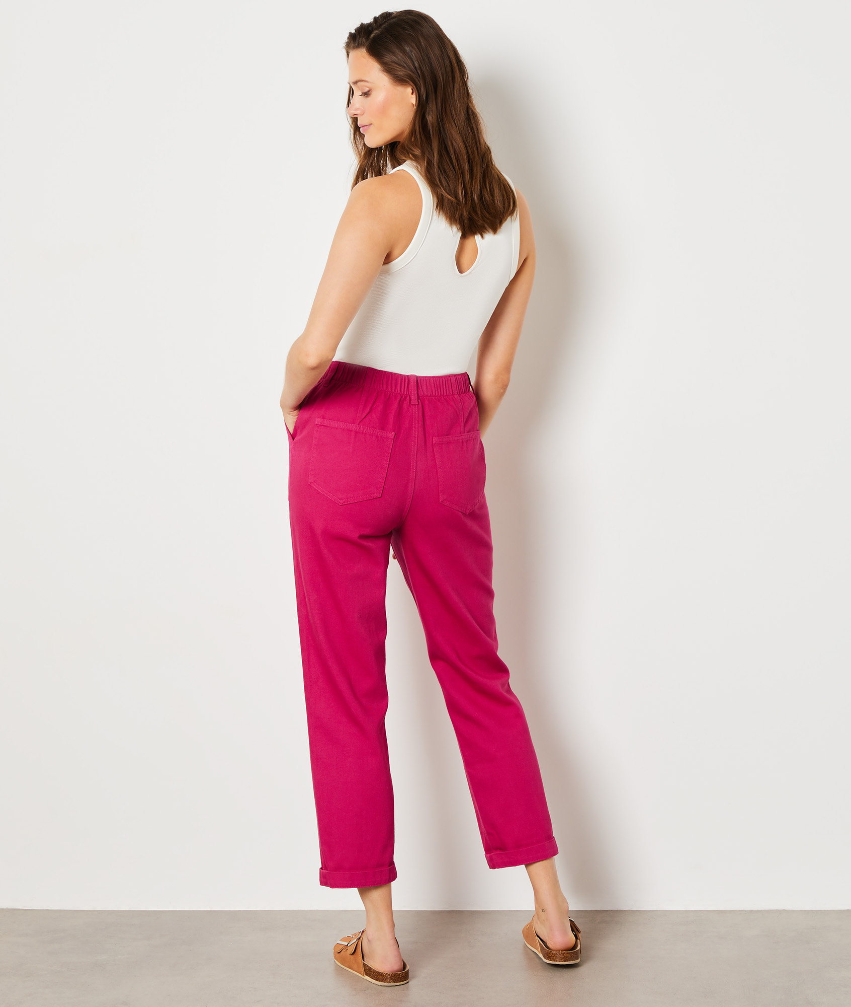 Pantalon coupe carotte