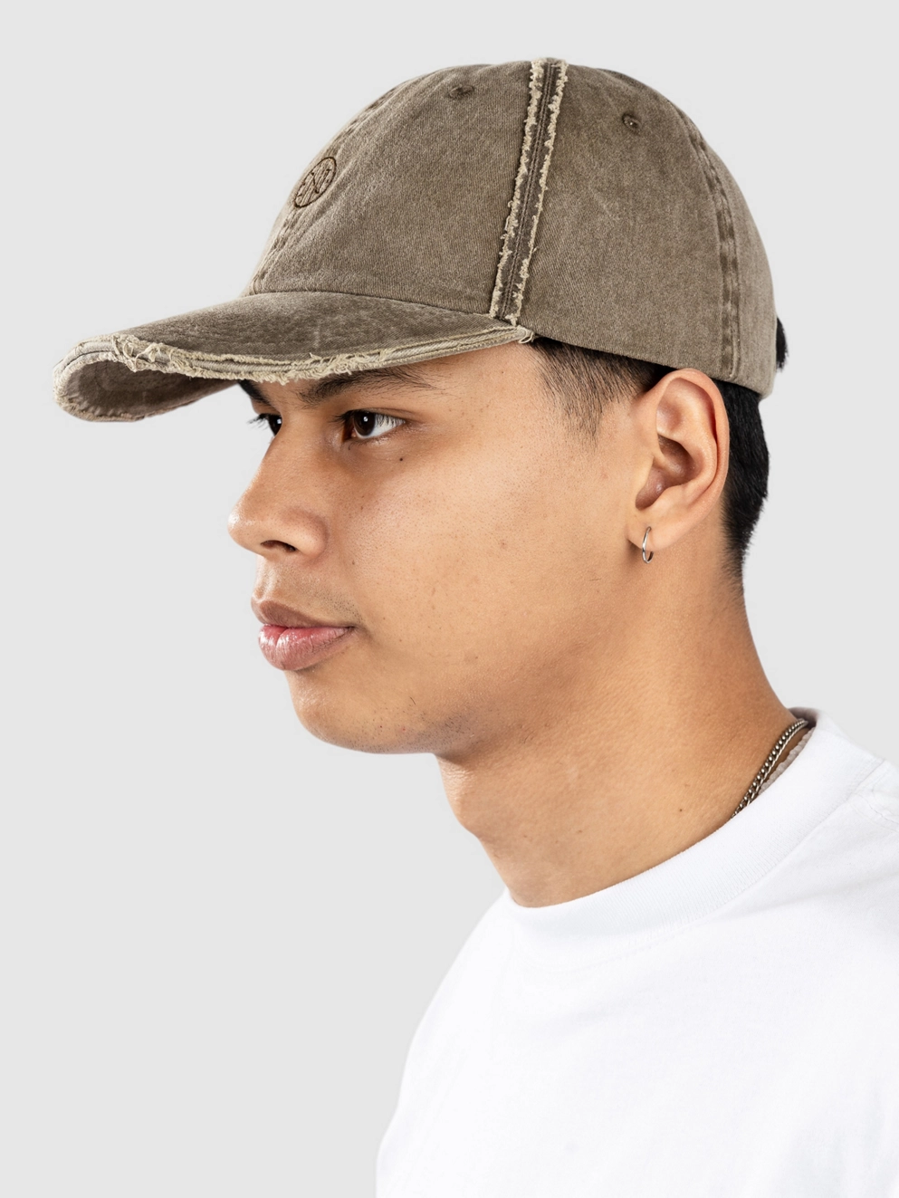 Ninth Hall Cypress Distressed Hat brown
