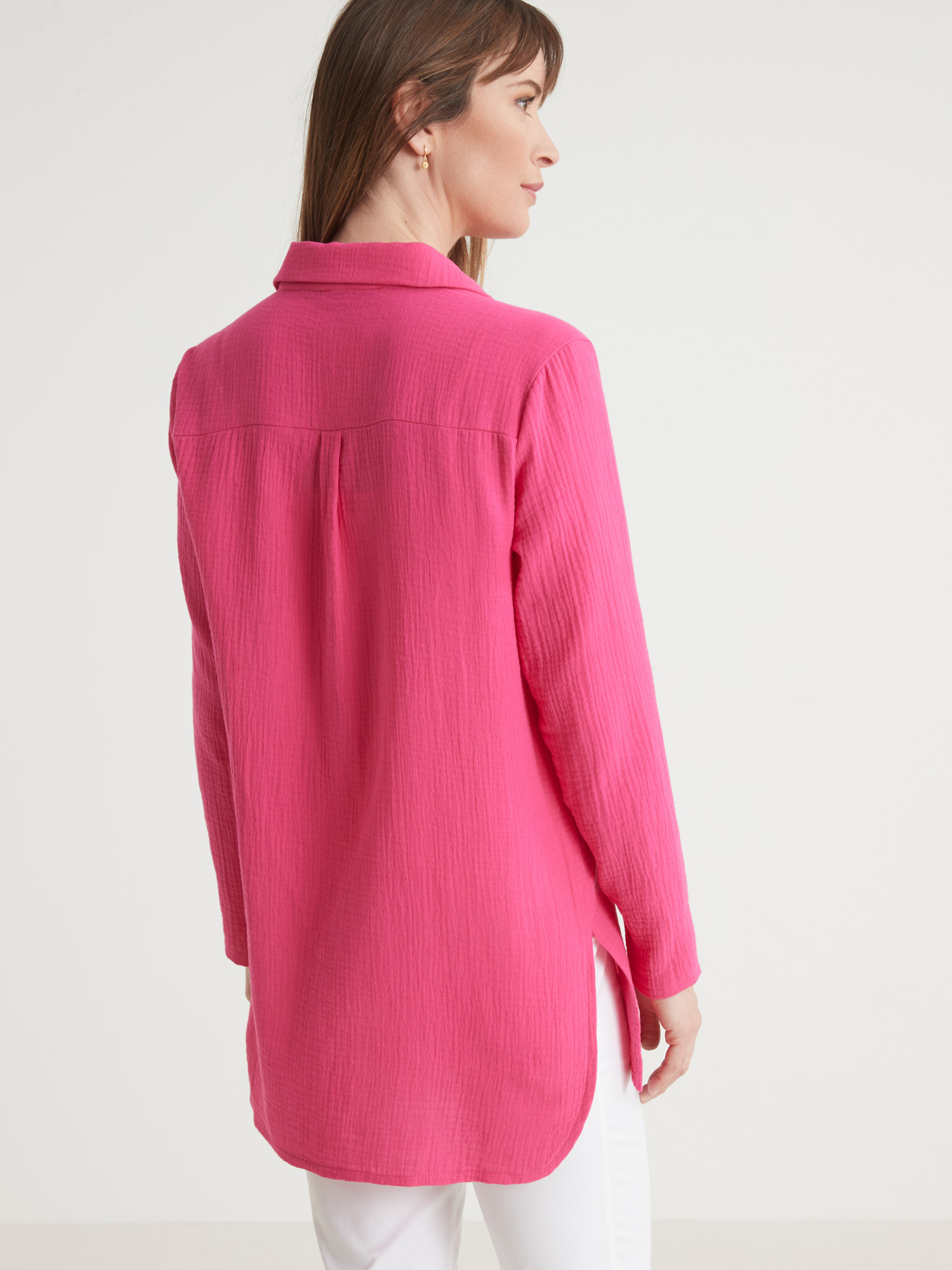 Surchemise légère en gaze de coton