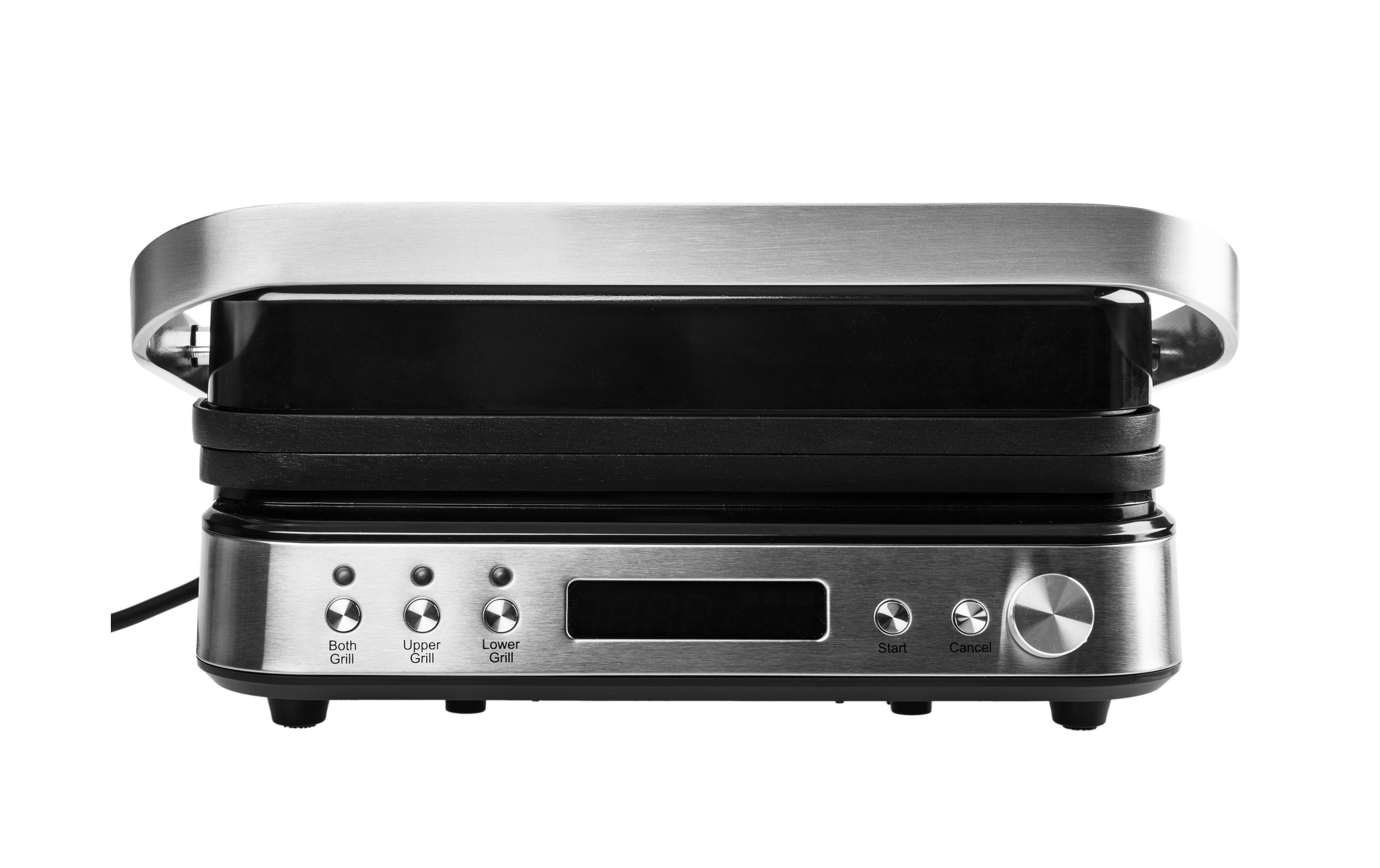 Kontaktgrill 2000 W Stretto<br>Mit auswechselbaren Koch-, Grill- und Waffelplatten