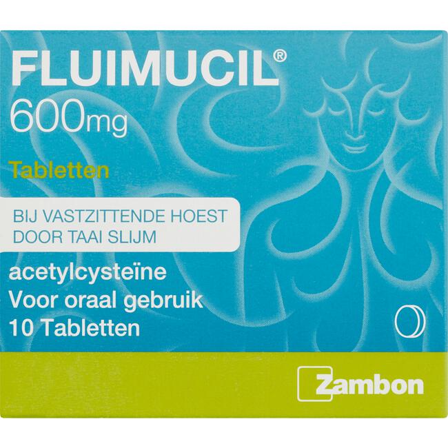 Fluimucil 600 mg Acetylcysteïne Tabletten