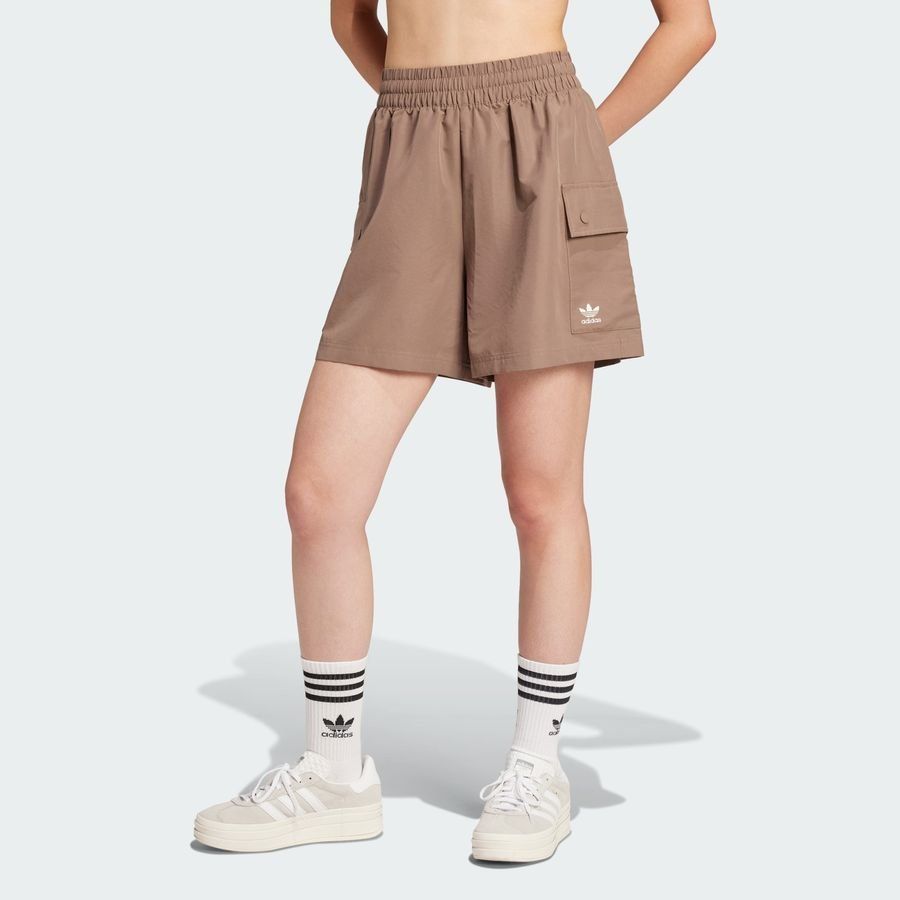 Adidas Original Essentials Woven High-Waist Cargo Shorts