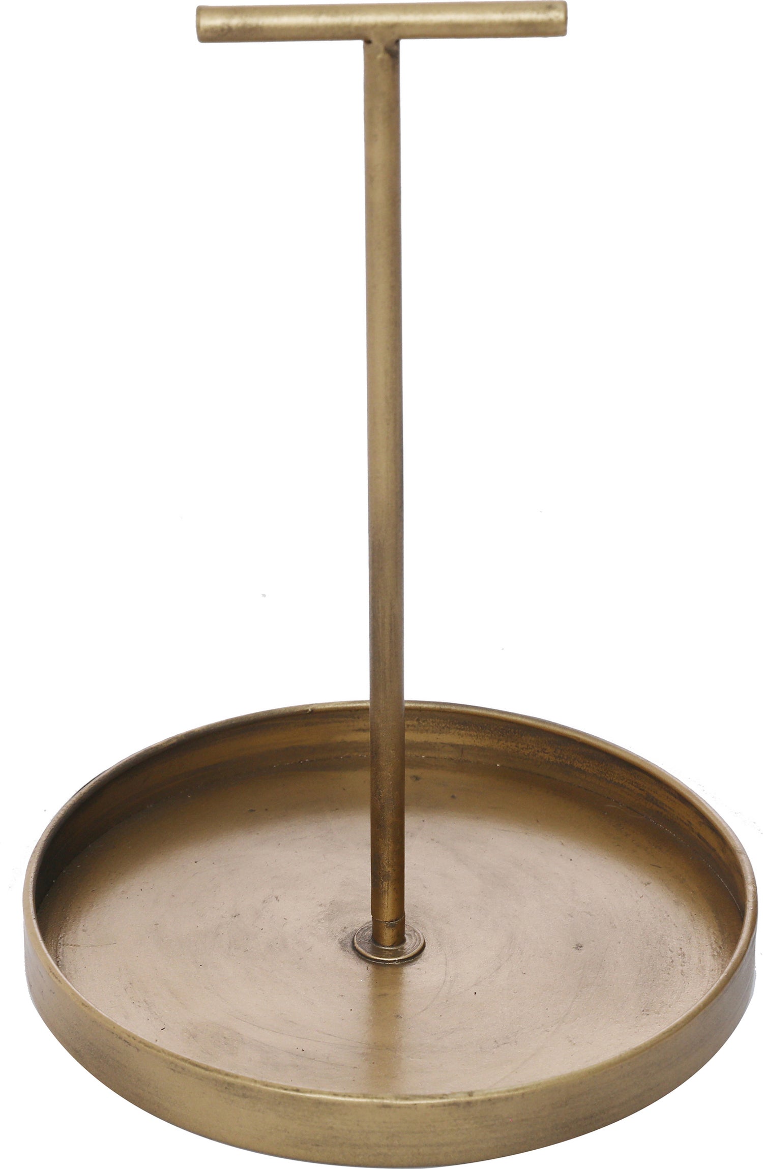 Dienblad Ambo goud D 18 H 25 cm
