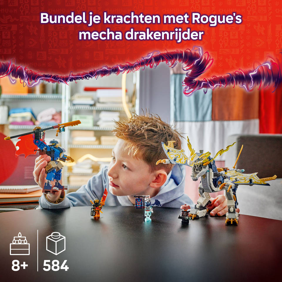 LEGO NINJAGO Rogue's mecha drakenrijder 71843