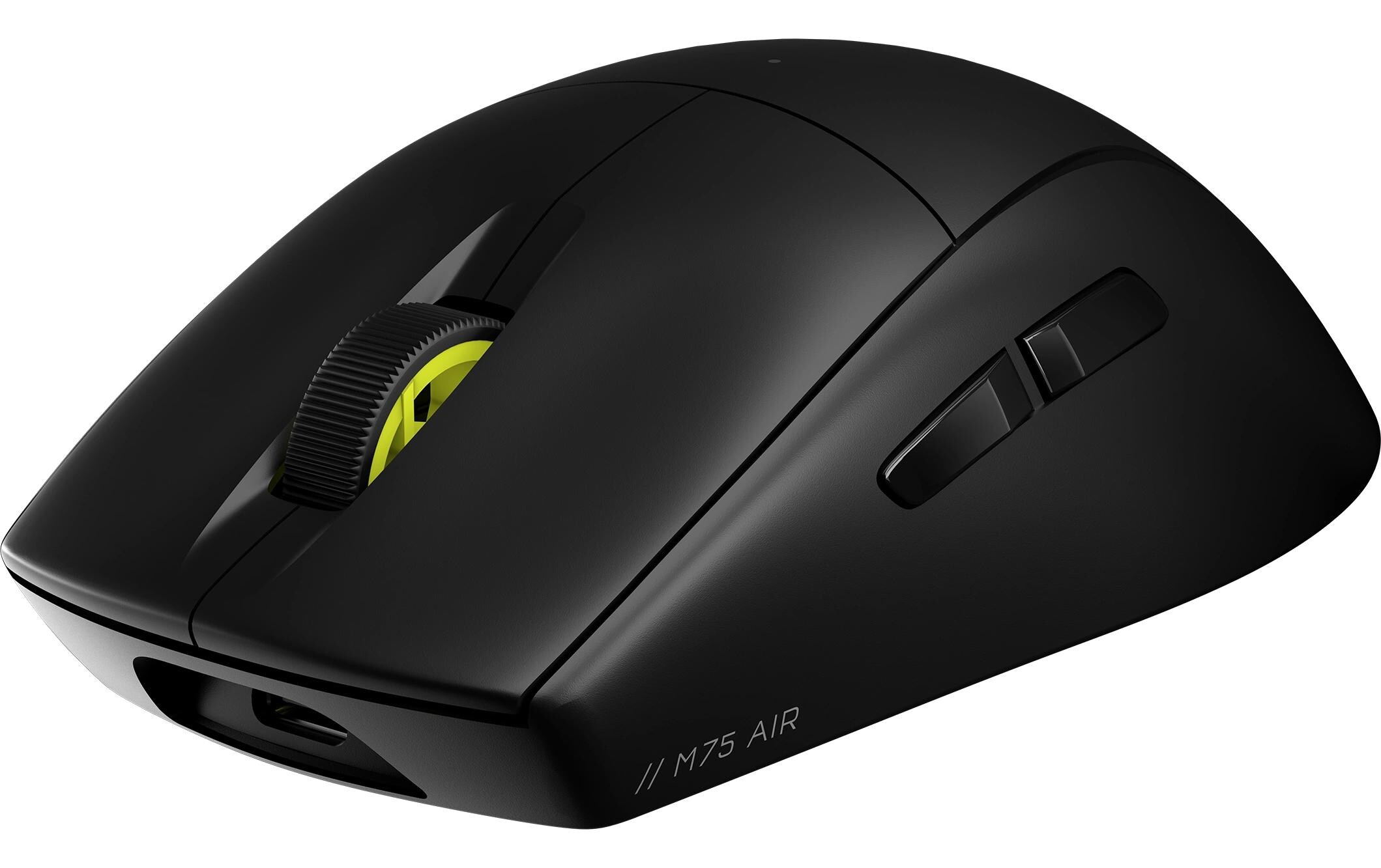 Gaming-Maus M75 Air SchwarzUltraleichte, kabellose Gaming-Mouse speziell konzipiert für FPS-, MOBA-, und Battle Royale-Spiele