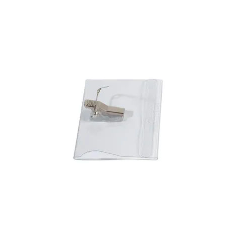 Durable Namensschild mit Kombiklemme, 54 x 90 mm, transparent