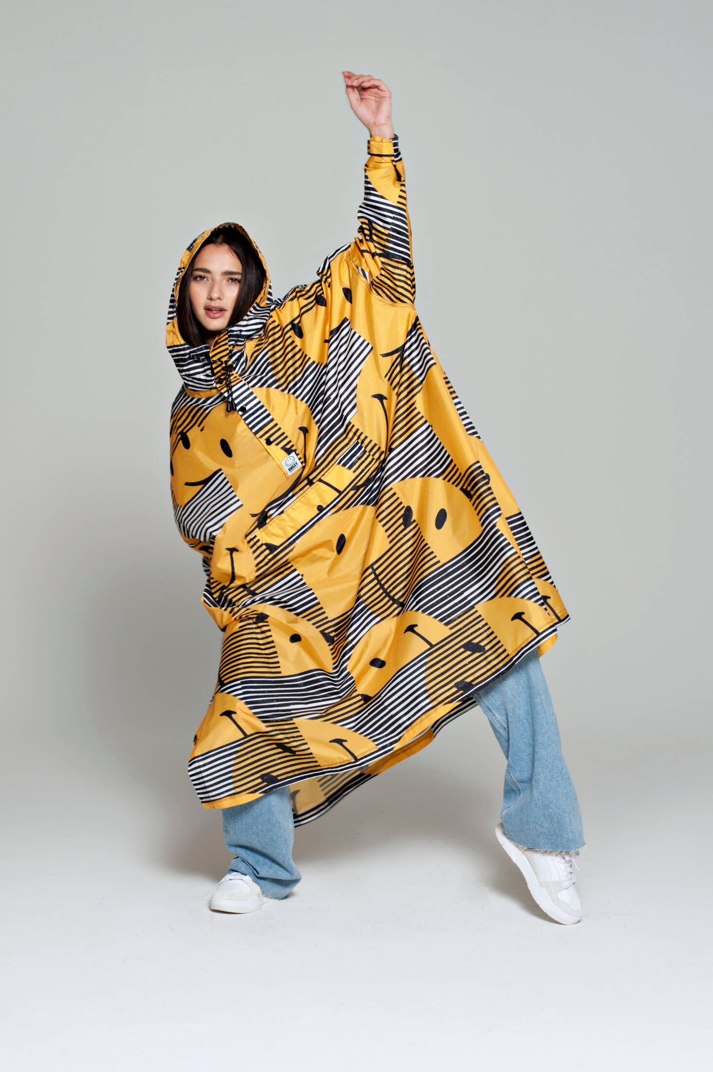 RAINKISS| Damen Regenponcho SUNSET SMILEY