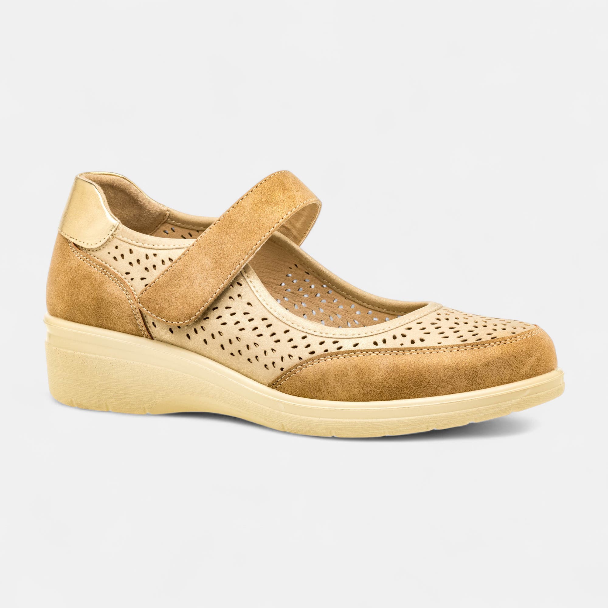 Ballerines Femme or