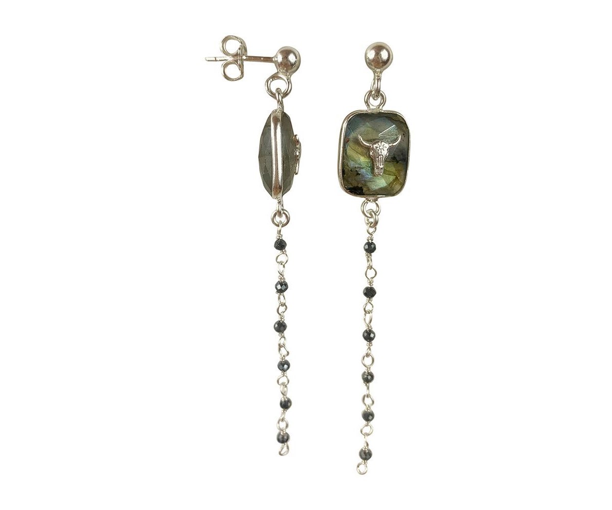 Boucles d'oreilles Virabhadrâsana Argent