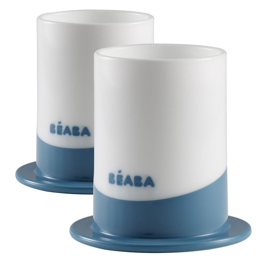 Lot de 2 Verres Ellipse - Bleu - Doré