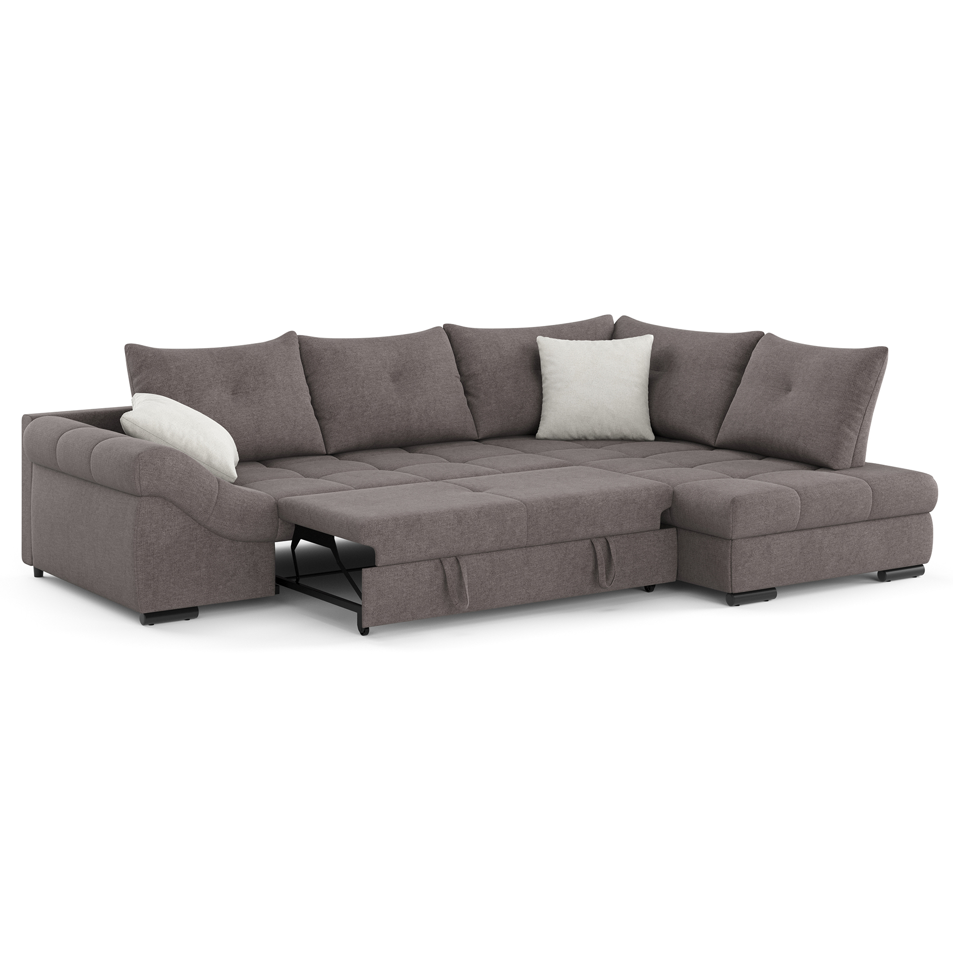 Ecksofa - stone - Liegefunktion