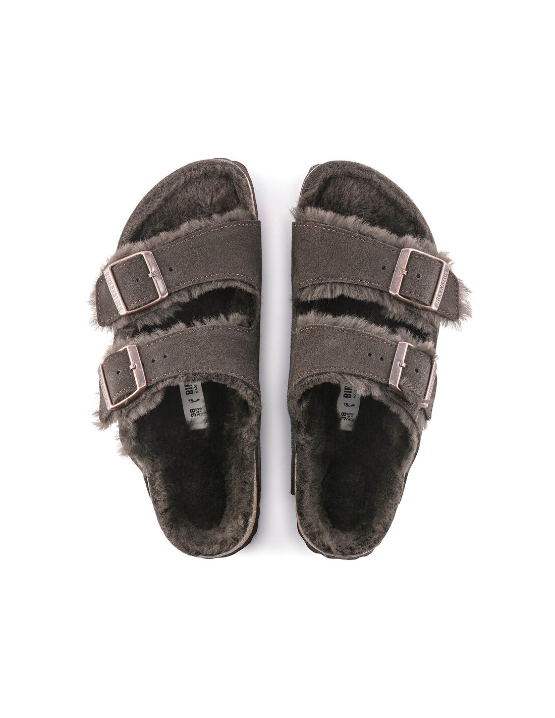 birkenstock mules fourrées femme arizona vl shearling