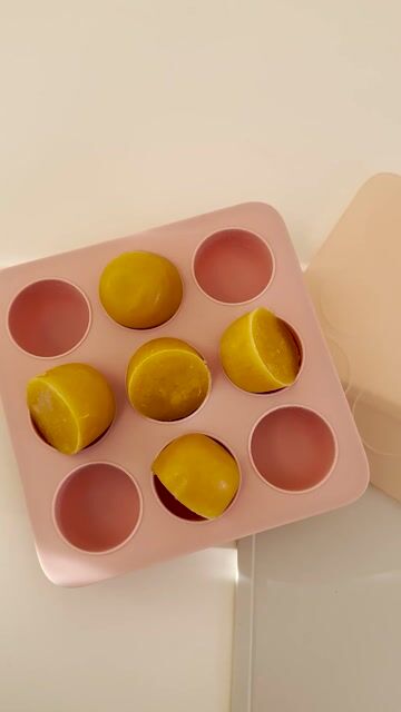 Fryseform Babymat M/ Lokk – 9 x 45ml | Baby Food Feeder Freezer Tray