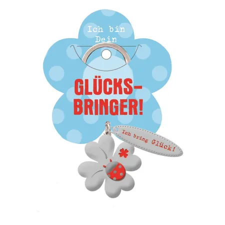 Schlüsselanhänger Glücksbringer Ich bringe Glück!