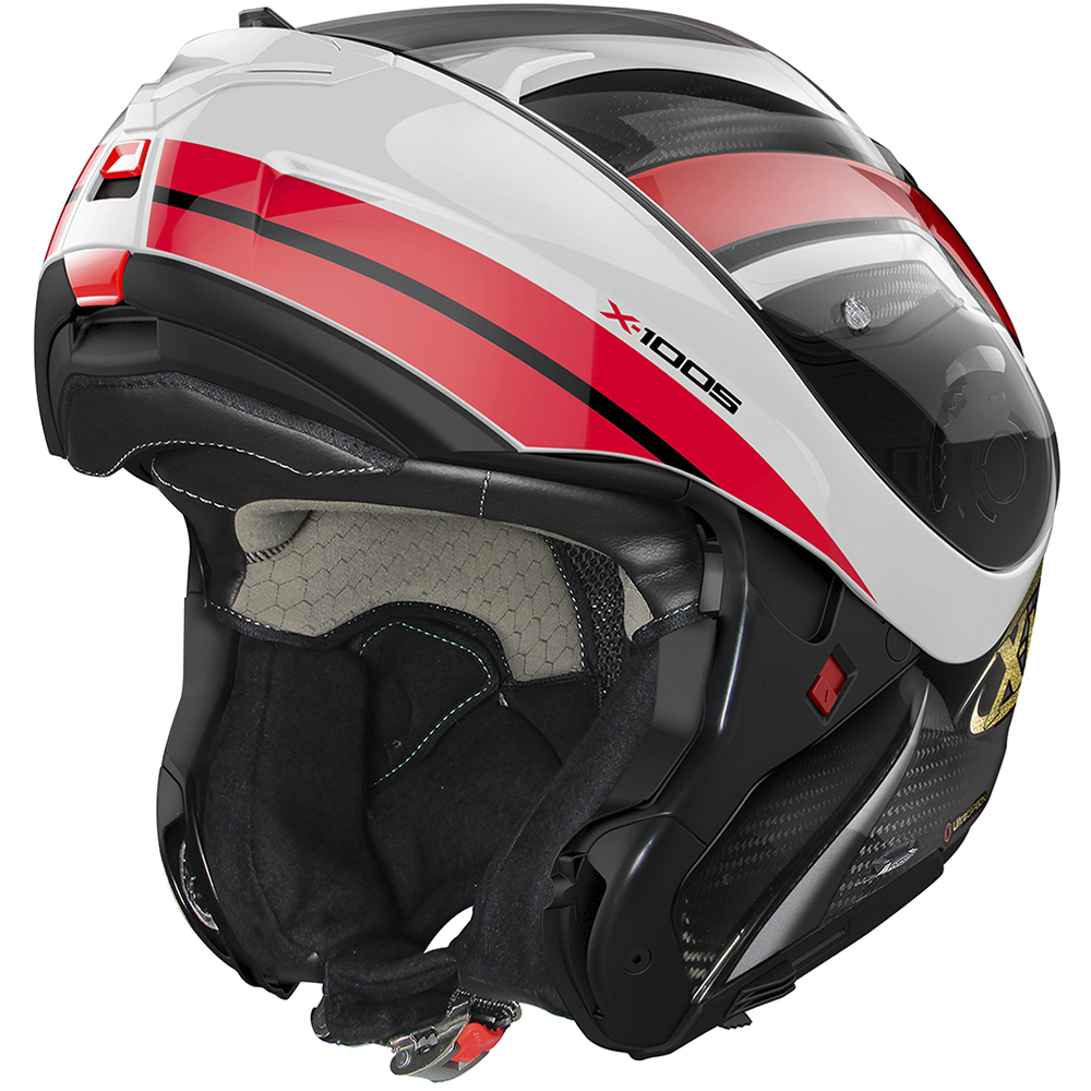 X-lite - Casque X-1005 Ultra Carbon 50th Anniversary N-Com Noir / Blanc / Rouge