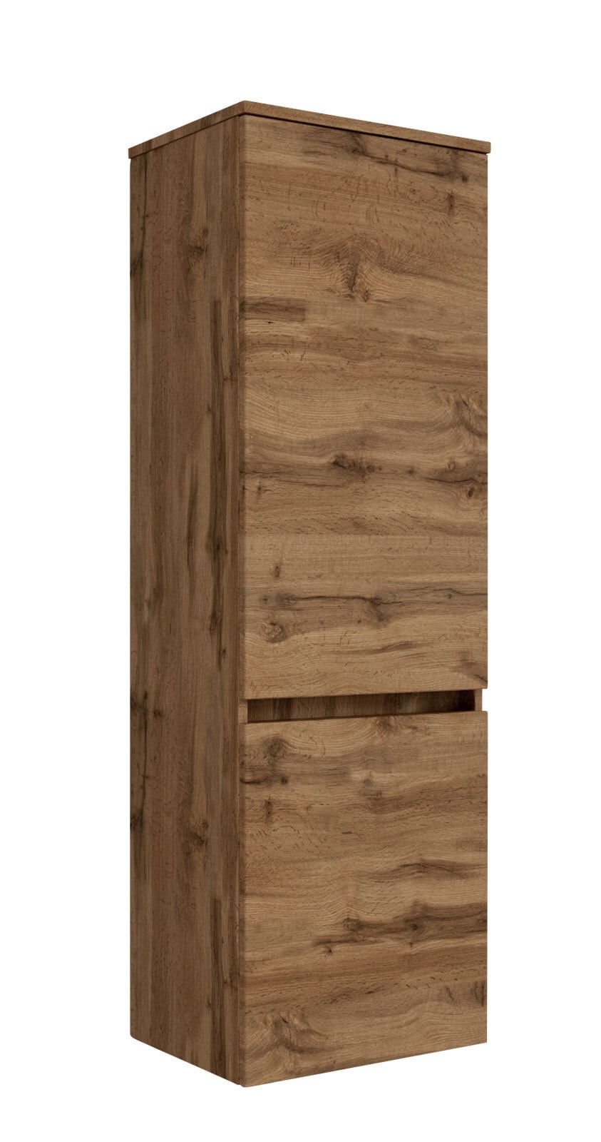 Midischrank Baabe 40 x 130 cm Weiß matt