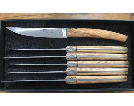 Le Thiers Pirou Table Olivier - coffret de 6 pièces Couteaux Table par Goyon Chazeau