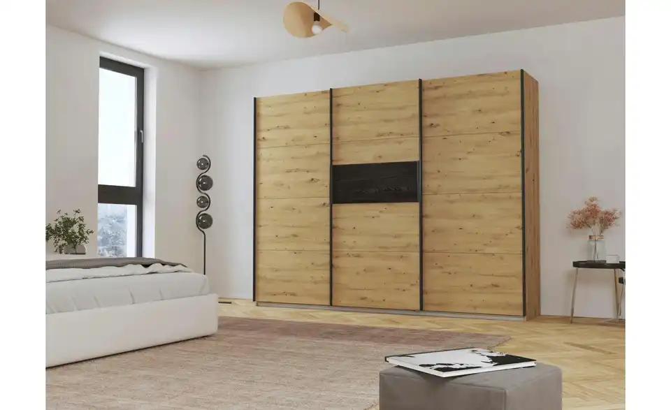 Schwebetürenschrank 62 cm 271 cm 3 Stück