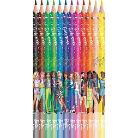 Crayon de couleur Barbie, étui en carton de 12