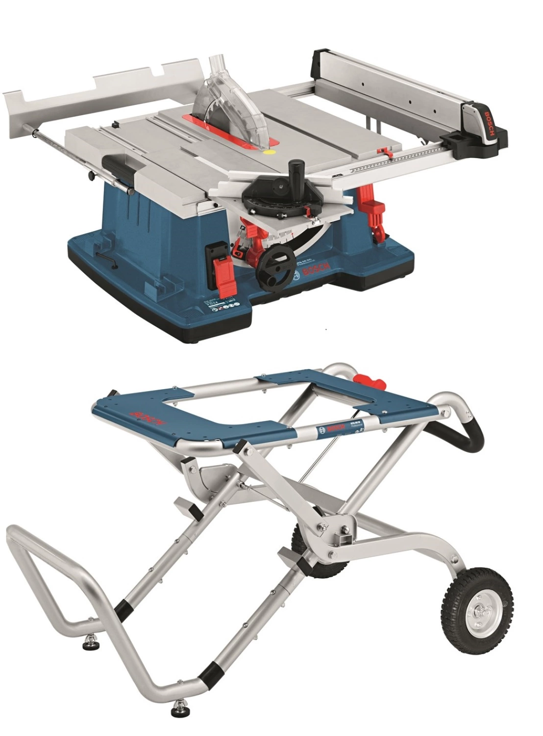 Bosch GTS 10 XC Zaagtafel met verrijdbare transport- en werktafel (GTA 60 W) - 2100W - 254 x 30mm