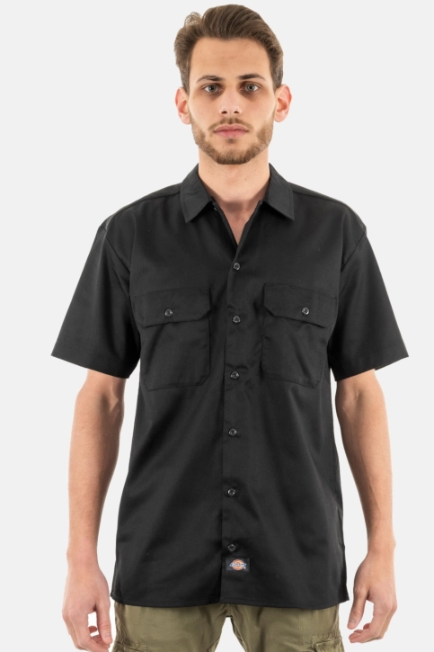 Chemise manches courtes dickies work rec blk1 black