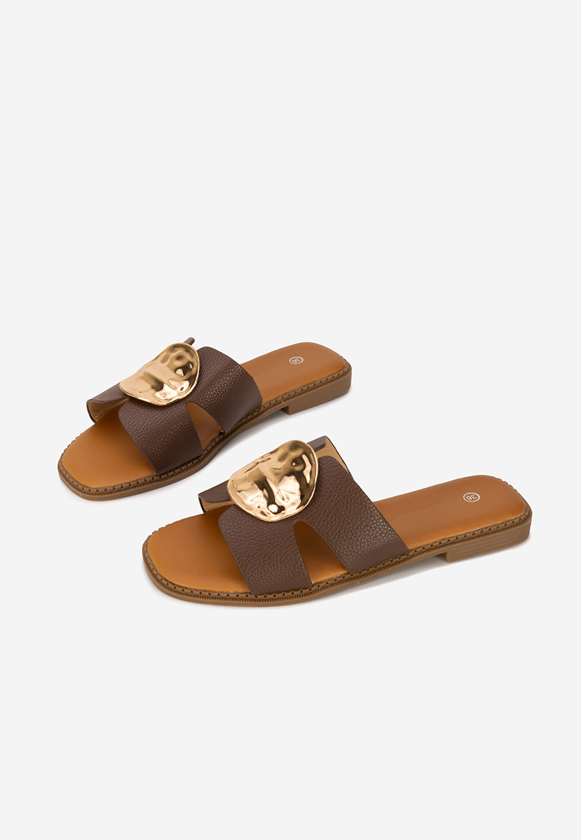 Mules femme bruns Klarina