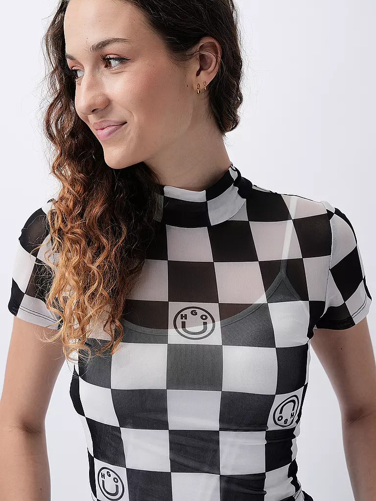 HUGO T-Shirt DALORRA schwarz