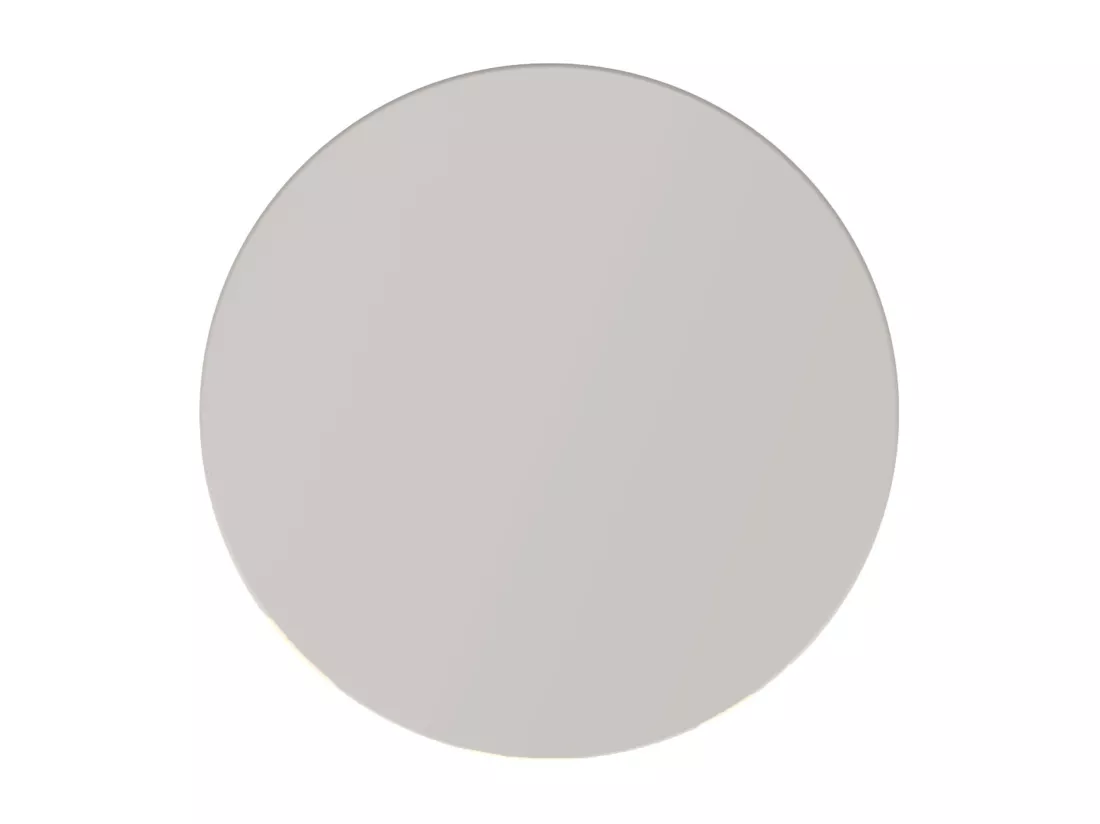 Table d'appoint en métal - Blanc gris - WODOLI
