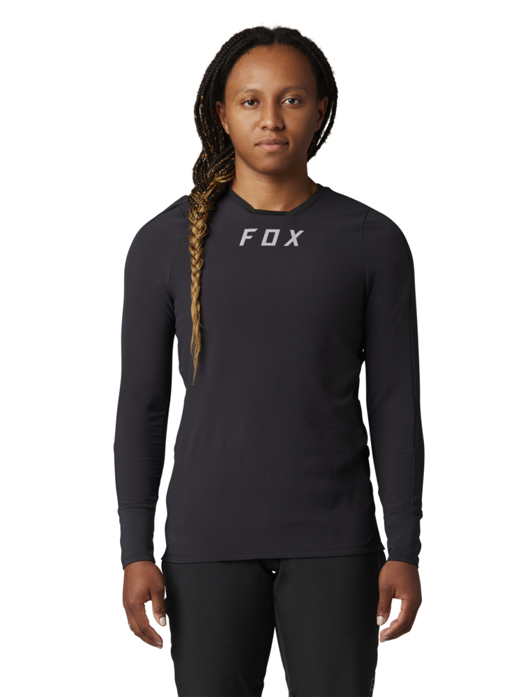 FOX Defend Thermal Jersey Til Kvinder Sort