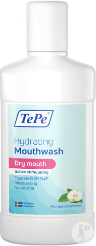 TePe Bain De Bouche Hydratant Menthe Douce Et Pomme 500ml