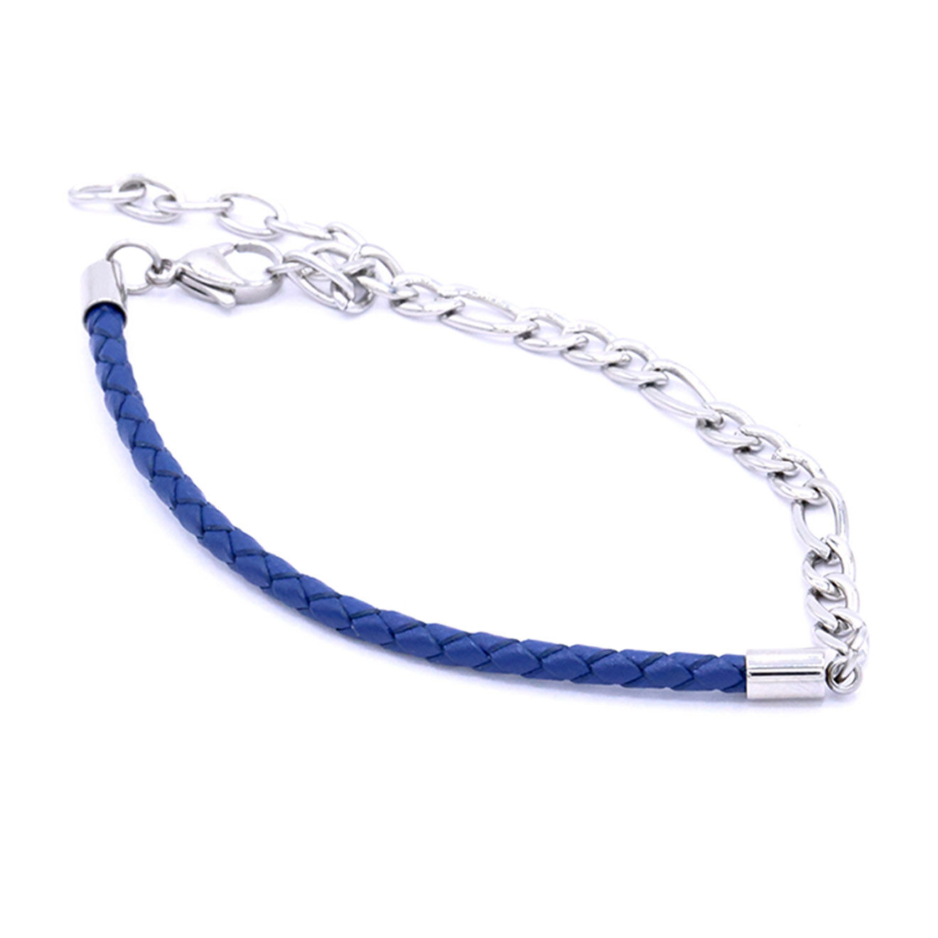 Rockstone Bracelet en Acier argenté/bleu