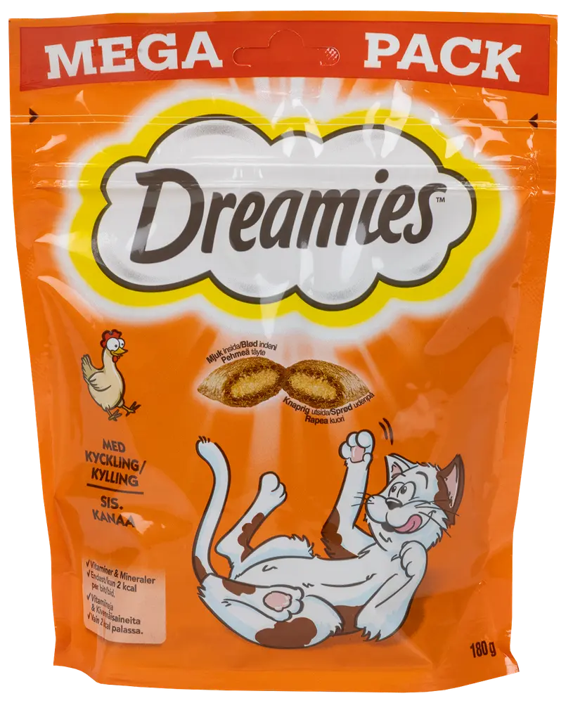 Dreamies Kattesnack kylling 180 g