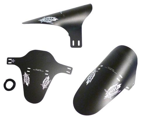Garde Boue Avant MUCKY NUTZ Face Fender Inversé Noir/Blanc