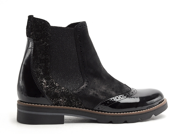 Gr boots bottine plates femme tiacle noir
