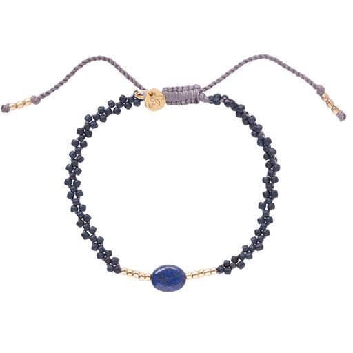 A Beautiful Story Emotion Armbånd, Lapis Lazuli, 16-22 cm