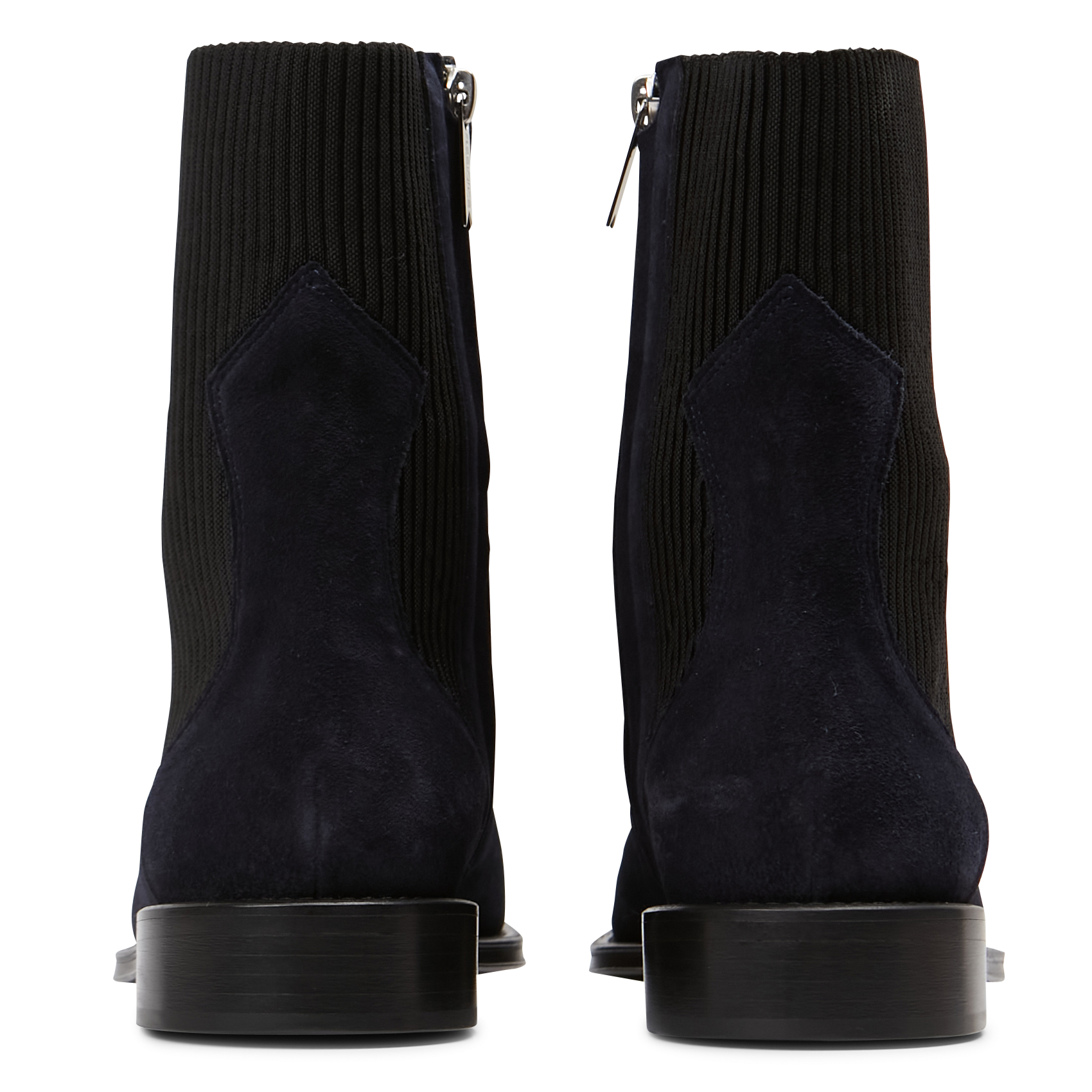 HARRI 25 - Bottines en cuir velours| Bleu