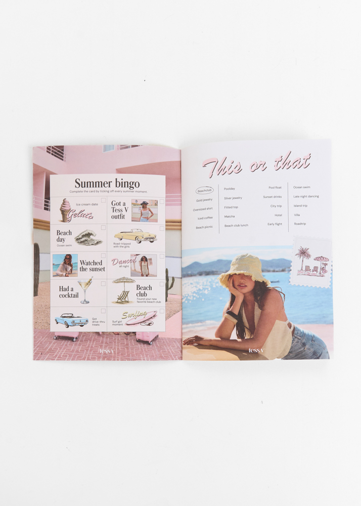 Puzzelboek zomer multikleur