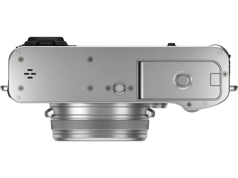 Fujifilm Fotokamera X100VI Silber Kompakte Digitalkamera mit anspruchsvollem Design und intuitiver Bedienbarkeit
