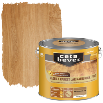 CetaBever vloer- & parketlak Natuurlijk Effect blank 2,5 liter