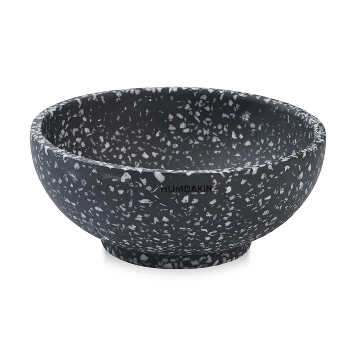 Humdakin - Genova Terrazzo Schale, Ø 18 x 8 cm, schwarz