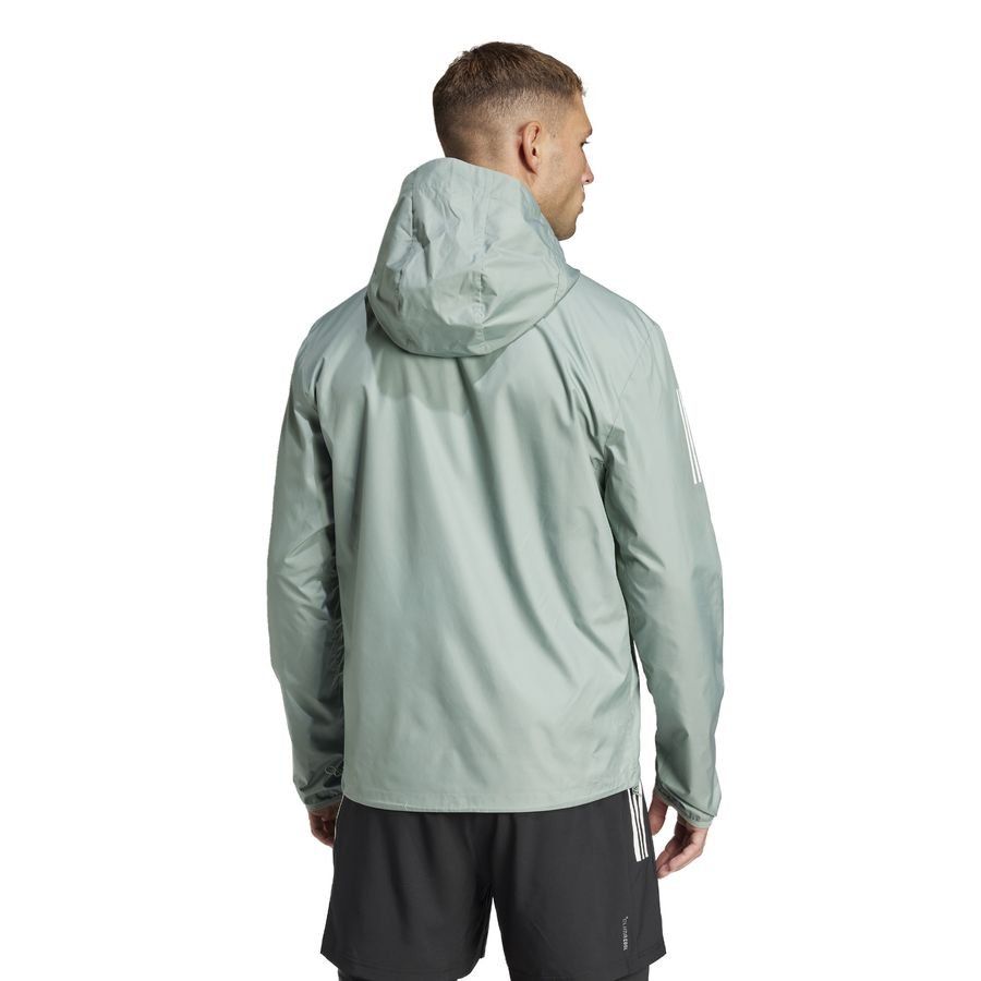 adidas Veste Running Own The Run - Silver Green/Blanc