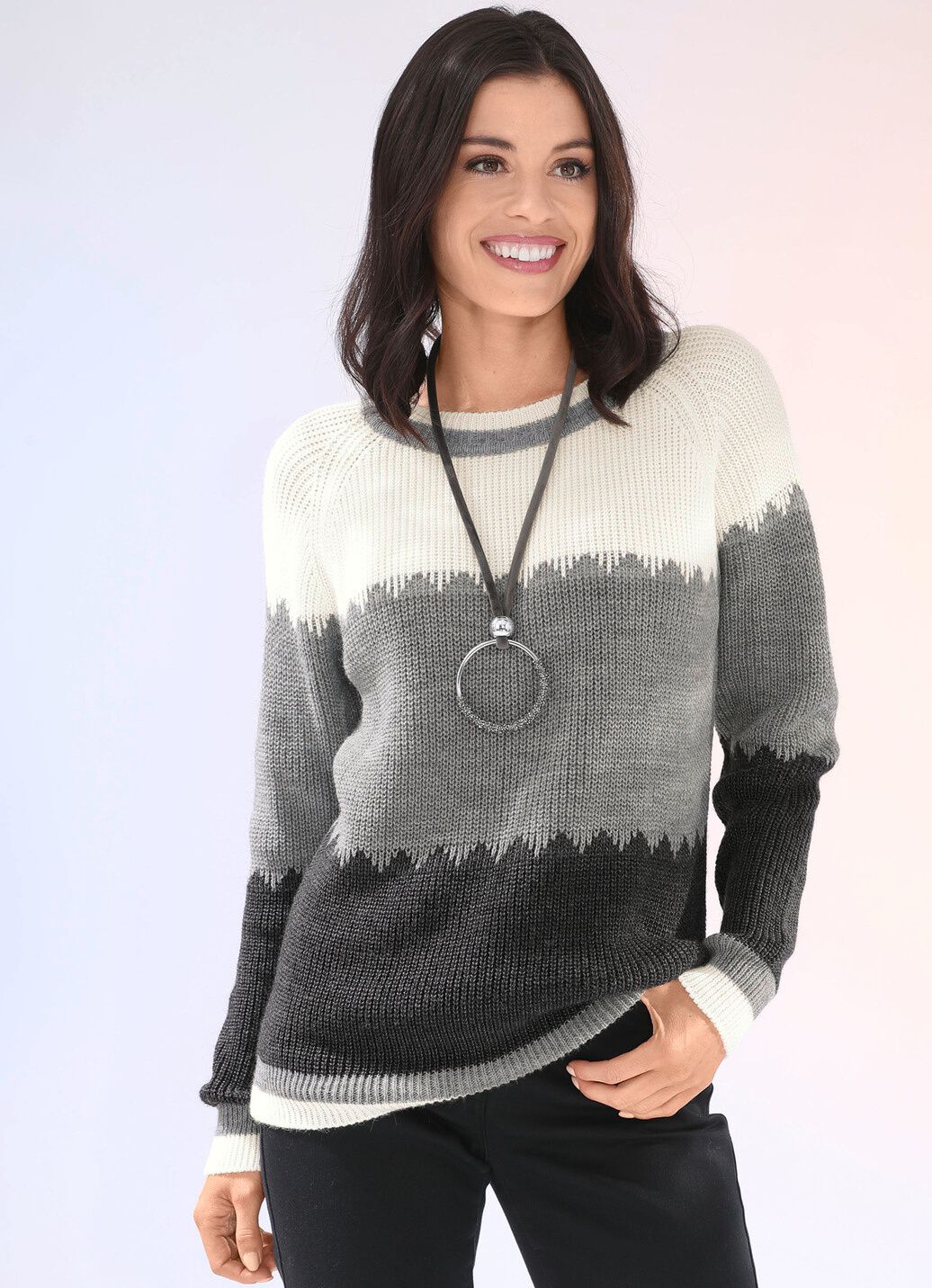 Pullover in Perlfang