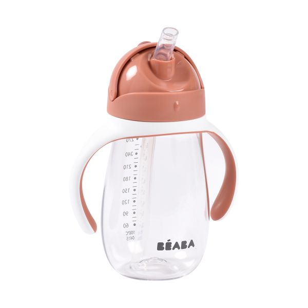 Beaba Rietjesbeker – 300 ml – Terracotta