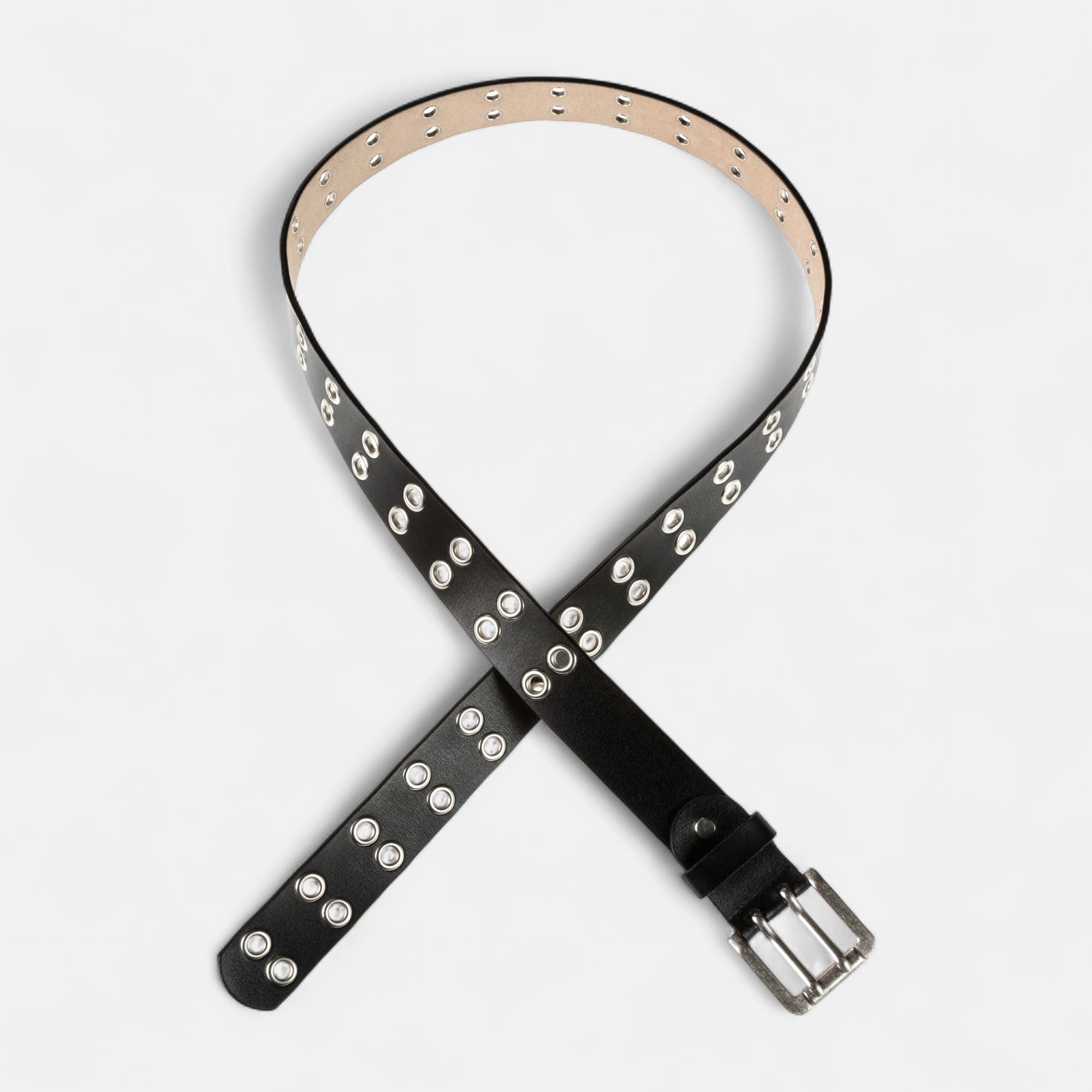 Ceinture en cuir noir