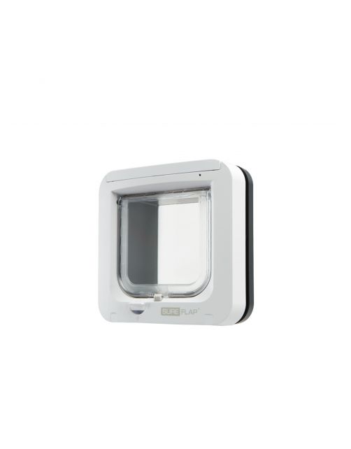 Sureflap Microchip Kattenluik - Kattendeur - Grijs Wit