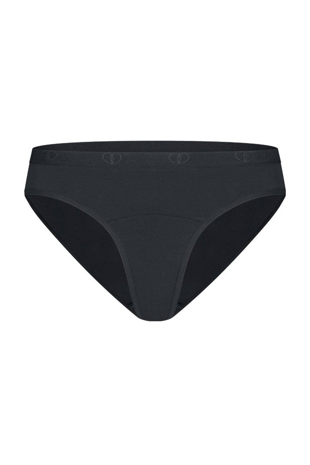 menstruatieslip Medium zwart