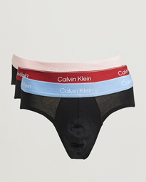 Calvin Klein 3-Pack Icon Cotton Stretch Hip Brief Black